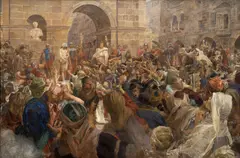 Vojtěch Hynais, Ecce Homo, 1897, olej na plátně