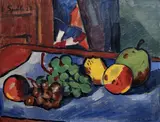 Still Life with Fruits by Václav Špála, 1928, oil on canvas, sold May 2018