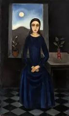 Otakar Mrkvička, Večer, 1922, olej na plátně lepeném na kartonu