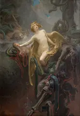 Maximilian Pirner, Zrození Erota, konec 90. let 19. století, olej na plátně