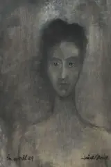 Christian Bérard, Portrait of Jeana Cocteau, 16.4.1929, oil on canvas