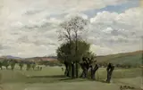 Antonín Chittussi, Vrby, po roce 1885, olej na lepence