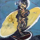 Vladimír Novák, Míjející, 2009, akryl na plátně
