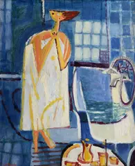 Jan Kotik, V lázních, 1950, olej na plátně