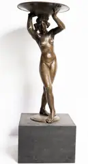 Josef Drahoňovský, Fontánový nosič, 1930, bronz
