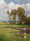 Ferdinand František Engelmüller, Jaro, 1904, olej na plátně