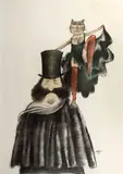 Adolf Born, Vzpomínka na kankán
