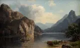 Bertha von Grab, Königsee, 60.–70. léta 19. století, 28x44 cm