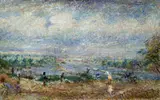 Willi Nowak, Letní den, 1923, olej na plátně