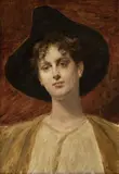 Václav Brožík, Pointed hat, 90. léta 19. století, oil on canvas