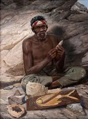 Mandarak by Zdeněk Burian, 1978, oil on canvas, sold Dec 2018