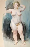 František Kupka, A study to the painting The Three Graces – Autumn sun