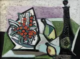 Emil Filla, Still life with bottle