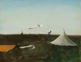 Kamil Lhoták, Racing glider, 1944, oil on canvas