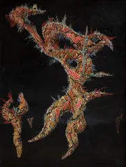 Jaroslav Serpan, Decay of landscape, 1946, oil on canvas