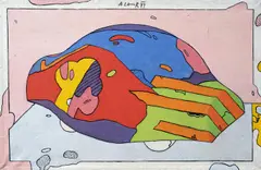 Aleš Lamr, Želva, 1974, olej na plátně