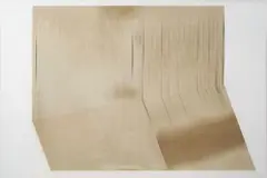Suchý laser by Magdalena Jetelová, 2013, kresba laserovým paprskem, sold Dec 2018