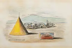 Kamil Lhoták, Motocycles, 1974, coloured pencils on paper