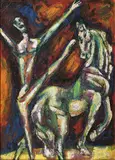 Jan Bauch, Dancer and green horse