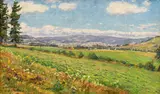 Bohuslav Dvořák, Lookout, 1910s, oil on cardboard