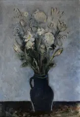 Václav Boštík, Bouquet, 1942-1945, oil on canvas