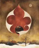 Hideaway by Ota Janeček, 1978, oil on canvas, sold May 2019