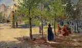Alois Kalvoda, Parisian park