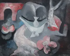 Vladimír Sychra, Dreamscape, 1931, oil on canvas