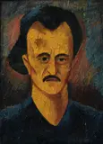 Otakar Kubín, Imaginary portrait of Edgar Allan Poe