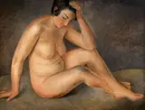 Nude by Otakar Kubín, oil on canvas, sold May 2019
