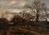 Antonín Chittussi, Moorland in Fontainebleau