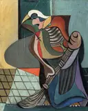 František Janoušek, Sweeping woman