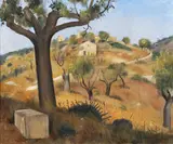 Otakar Kubín, Summer landscape in Provence