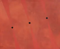 Jan Merta, Three lights, 1985–1989, oil on canvas