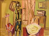 Jan Kotik, Inside, 1947, tempera on paper