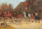 Nikolaj Bakulin, Before hunting, 1942, oil on canvas