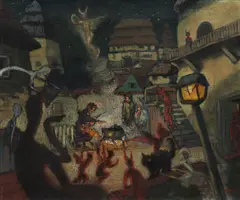 Josef Vácha, Witch, 1915, oil on canvas
