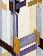 František Kupka, Plans diagonaux II, 1923, oil on canvas