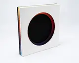 Jan Kaláb, Rainbow circle 1, 2018, acrylic on cutted canvases