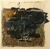 Adriena Šimotová, Abstraction, 1963, monotyp na papíře