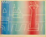 Jan Zrzavý, Piazza San Marco, Colored lithography