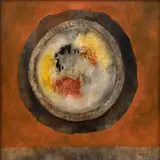 The Seed by Ota Janeček, 1980, oil on hardboard, sold Dec 2019