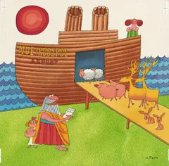Adolf Born, The Calendar – Set of 12 illustrations, 1972, mixed technique (water color, ink) on paper