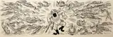 Ondřej Sekora, Christmas Eve of Hofmann, 1931, ink on paper