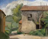 Homestead by Otakar Kubín, oil on canvas, sold Dec 2019