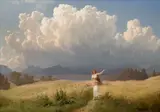 Max Haushofer, Goddess of Summer, 1859, oil on canvas