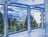 Sliač Spa by Václav Špála, 1937, oil on canvas, sold Dec 2019