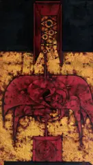 Mikuláš Medek, Thirsty angel IV, 1971, oil on canvas