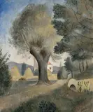 Road to the Village by Otakar Kubín, 30. léta 20. století, oil on canvas, sold Dec 2019