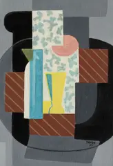 Toyen, Nature Morte Cubiste (Ice-cream), 1923, olej na plátně